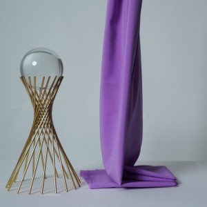 Polyester 4-Way Plain Stretch Fabric, Pearl- Purple 50D. For Pants, Clothing, Custom 4-Way Stretch Printed Fabric. Apparel Fabric.