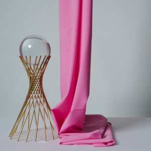 Polyester 4-Way Plain Stretch Fabric. Pearl- Pink 50D. For Pants, Outdoor Functional Jackets, Custom 4-Way Stretch Printed Fabric.