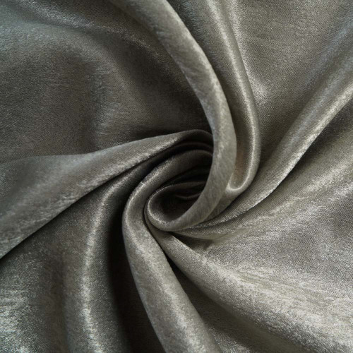 Amelia-Gray Single-Sided Sateen Fluffiness Blackout Drapery Fabric For Living Room, Bedroom, Office, Hotel, Restaurant, Theater, Retail Store, Exhibition Hall, Hospitality Industry. Custom Blackout Fabric. and Finished Curtain.