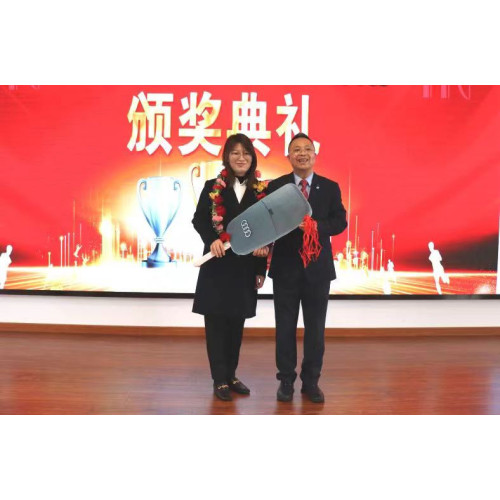 Chairman Li Yongshui Leads Annual Kick-off Event, Rewarding Top Performers with Prestigious Audi A6, Highlighting Company's Exceptional Employee Welfare