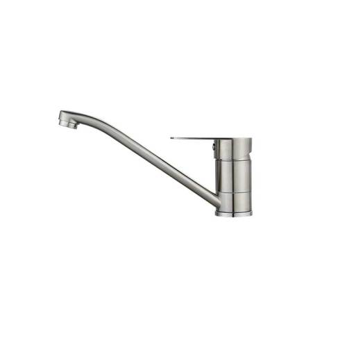 Low Price deck mounted SUS304 stainless steel hot and cold water tap kitchen sink mixer faucets