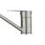 Low Price deck mounted SUS304 stainless steel hot and cold water tap kitchen sink mixer faucets