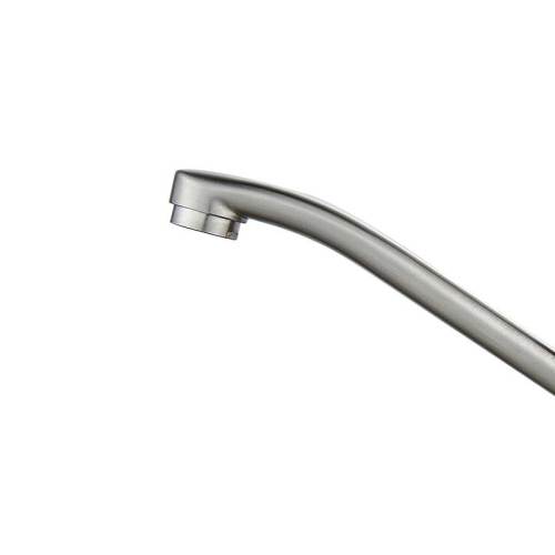 Low Price deck mounted SUS304 stainless steel hot and cold water tap kitchen sink mixer faucets