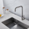 Factory supplier kitchen sink faucet mixer deck mounted single handle sus304 vanity water tap