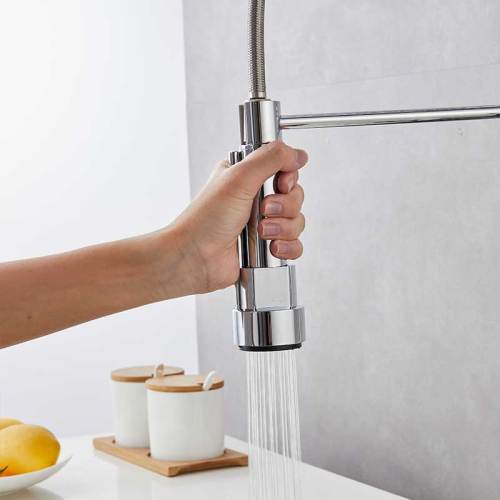 Two Functions Sprayer Spring Sink kitchen Tap Hot and cold Kitchen Faucet