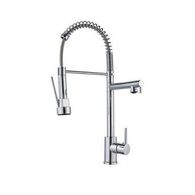 Two Functions Sprayer Spring Sink kitchen Tap Hot and cold Kitchen Faucet