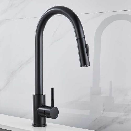 kitchen faucet stainless steel 304 water tap modern kitchen taps pull out sprayer kitchen mixer