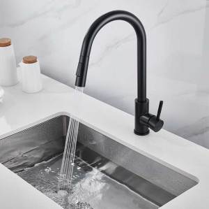 kitchen faucet stainless steel 304 water tap modern kitchen taps pull out sprayer kitchen mixer
