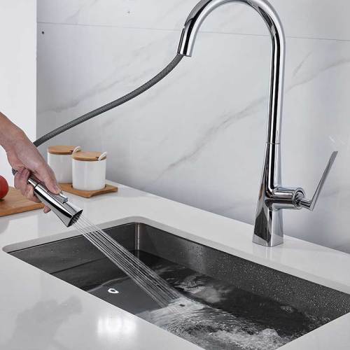 Hot Selling fashionable kitchen  faucet With  Pull out spray