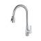 304 Stainless Steel pull out kitchen faucet Hot and Cold Water Mixer Tap 360 Degree Rotation Kitchen Mixer Sink Faucet