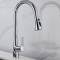 304 Stainless Steel pull out kitchen faucet Hot and Cold Water Mixer Tap 360 Degree Rotation Kitchen Mixer Sink Faucet