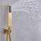 hot selling bathroom brush gold concealed  shower set