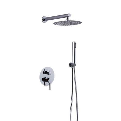 New design  Chrome  concealed shower mixer set