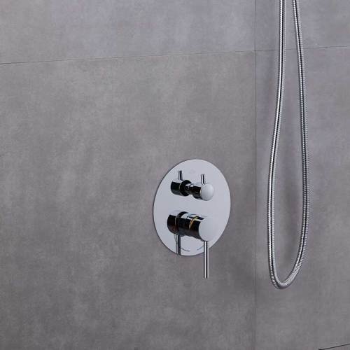 New design  Chrome  concealed shower mixer set