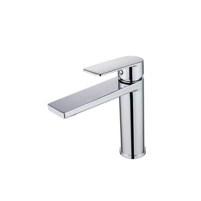 Luxury Design Deck Mount sus304 Matt Black & Chrome Taps single Handle Wash Basin Water Mixer Tap Bathroom Sink faucet