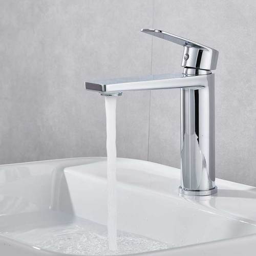 Luxury Design Deck Mount sus304 Matt Black & Chrome Taps single Handle Wash Basin Water Mixer Tap Bathroom Sink faucet