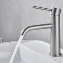 watermark Single Handle Faucet Brushed brass 304 stainless steel vanity tap wares faucet basin mixer taps faucet