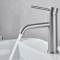 Single Handle faucet Brushed 304 stainless steel vanity tap wares faucet basin taps