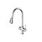 Hot and Cold Water flexible Hose for Kitchen faucet Brushed Sink Tap 304 Stainless Steel with Pull Out Spout