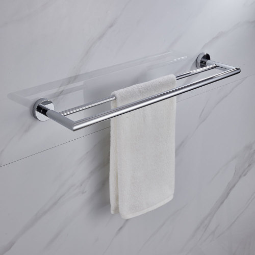 Stainless steel doulbe towel bar