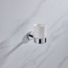 Most Popular Stainless Steel Bathroom Hardware Tumbler cup holder Single Toothbrush Cup Holder