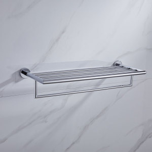 Bathroom towel rack holder