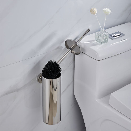 New Modern Bathroom Toilet Cleaner Brush Stainless Steel Toilet Brush Set