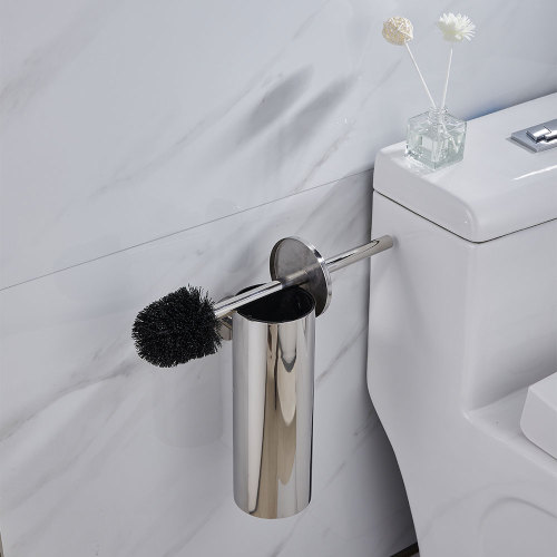 New Modern Bathroom Toilet Cleaner Brush Stainless Steel Toilet Brush Set