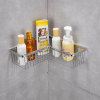 Bathroom accessory sets stainless steel wall mounted shower caddy Wire Basket Shelf