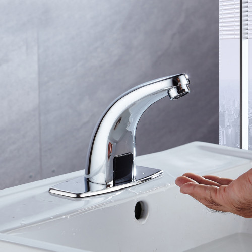 Hotel Luxury Faucet Single Handle Sink Mixers Tap Hot & Cold Bathroom Faucets Lavatory Basin Faucet