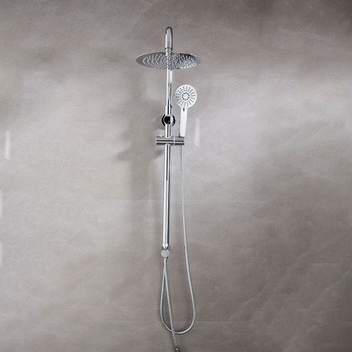 SUS 304 big size extensible shower pipe shower set