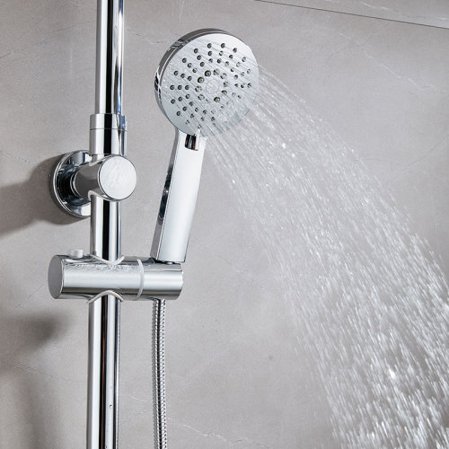 SUS 304 big size extensible shower pipe shower set