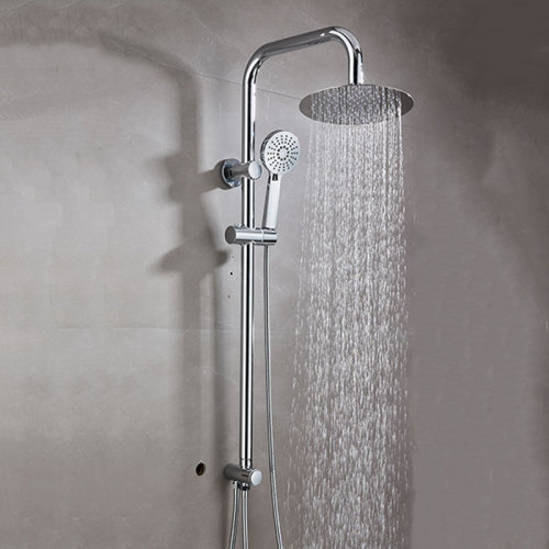 SUS 304 big size extensible shower pipe shower set