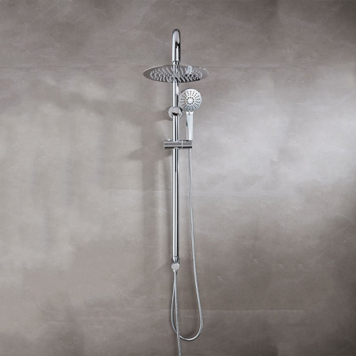 SUS 304 big size extensible shower pipe shower set