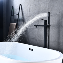 2024modern bathtub shower mixer stand tap design hotel brass body floor installed freestanding faucet