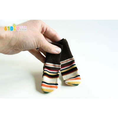 塑何diy手工棉袜