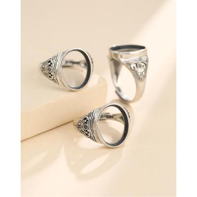 塑何手工diy银戒指