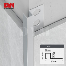 Anodised Aluminum Square Edge Trim