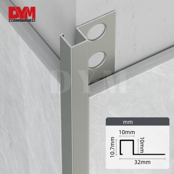 Anodised Aluminum Square Edge Trim