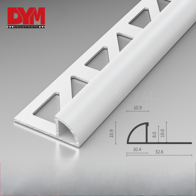 Polished Aluminum Round Edge Trim