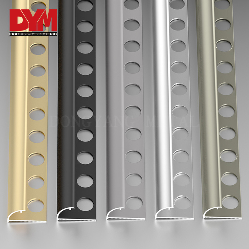 dym round sliver tile trim