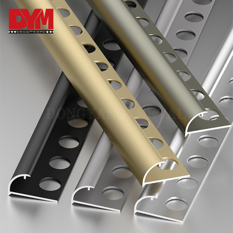 dym square gold tile trim