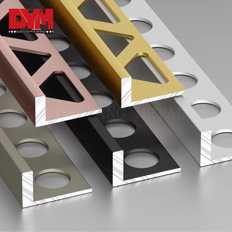 dym l shape metal tile trim