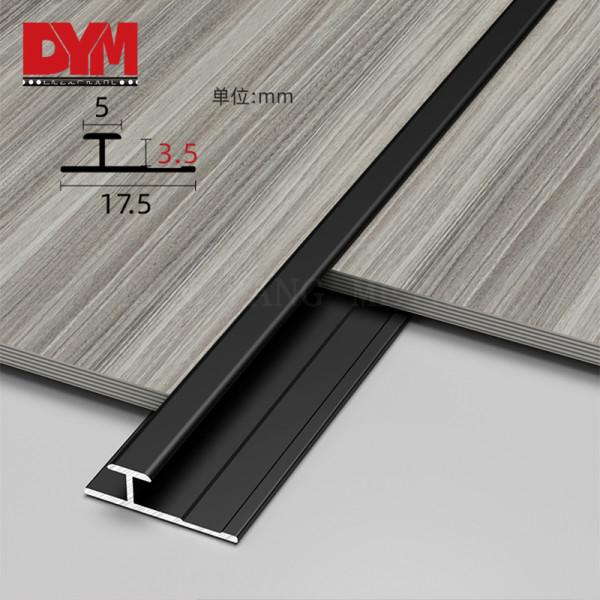 Polished Ceramic Metal H Shape Edge Trim
