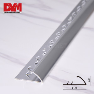 Aluminum Metal Single Edge Carpet Trim For Floor