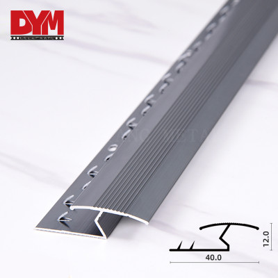 Aluminum Ceramic Z Bar Transition Carpet Trim For Floor