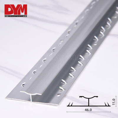 Aluminum Anodised Double Carpet Edge Trim For Floor