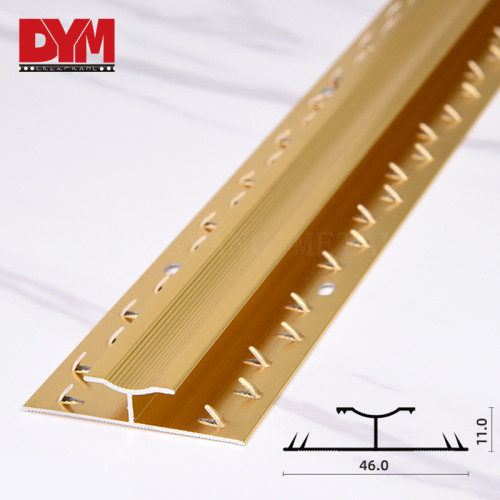 Aluminum Anodised Double Carpet Edge Trim For Floor