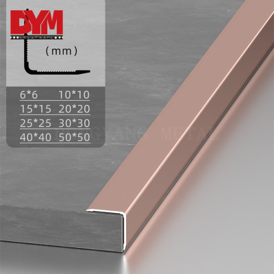 Anodized L Shape Corner Tile Edge Trim