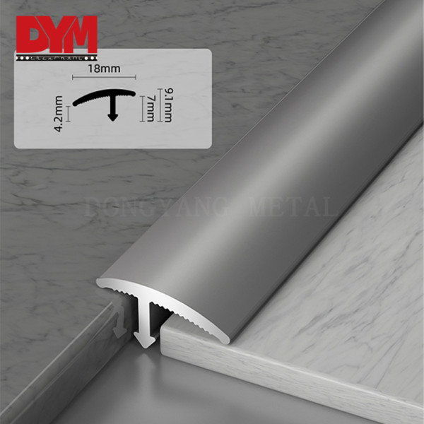 Anodised Aluminium Sloped Door Threshold Transition Strips